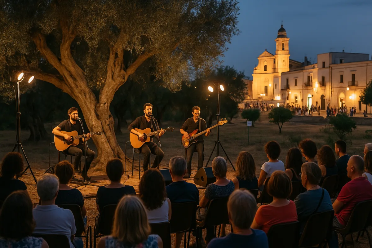 Rassegne musicali pugliesi da scoprire: concerti tra ulivi e piazze suggestive che sorprendono tutti
