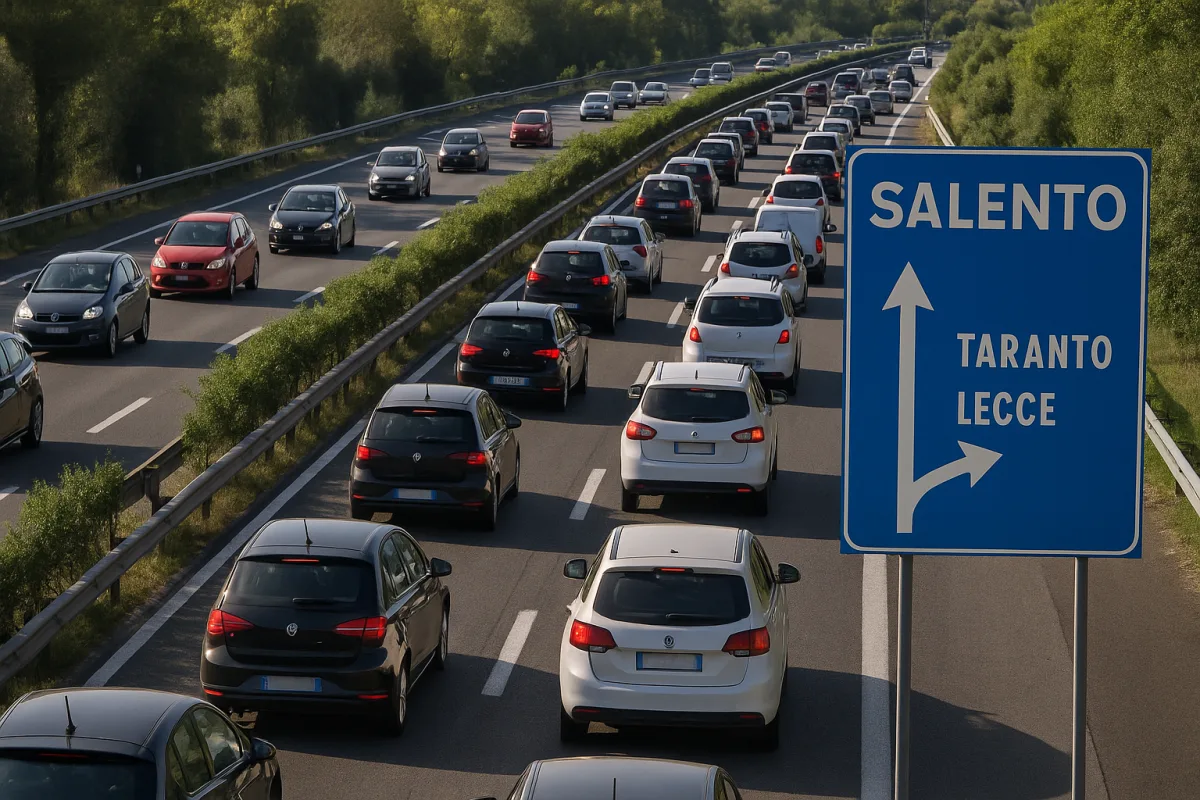 Esodo verso il Salento: gli orari e le strade per non restare in coda