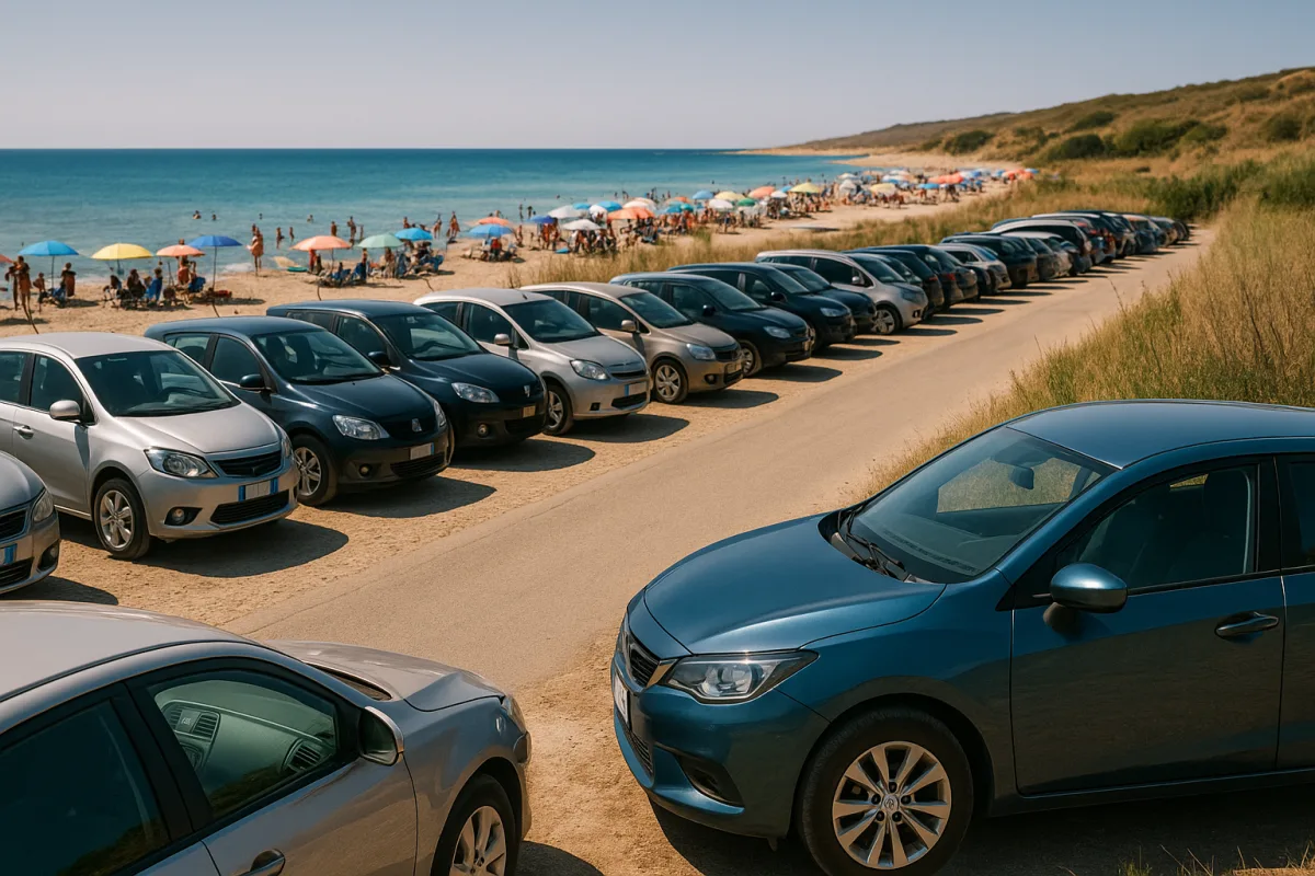 Parcheggiare al mare il sabato d'agosto: i trucchi di chi ci vive