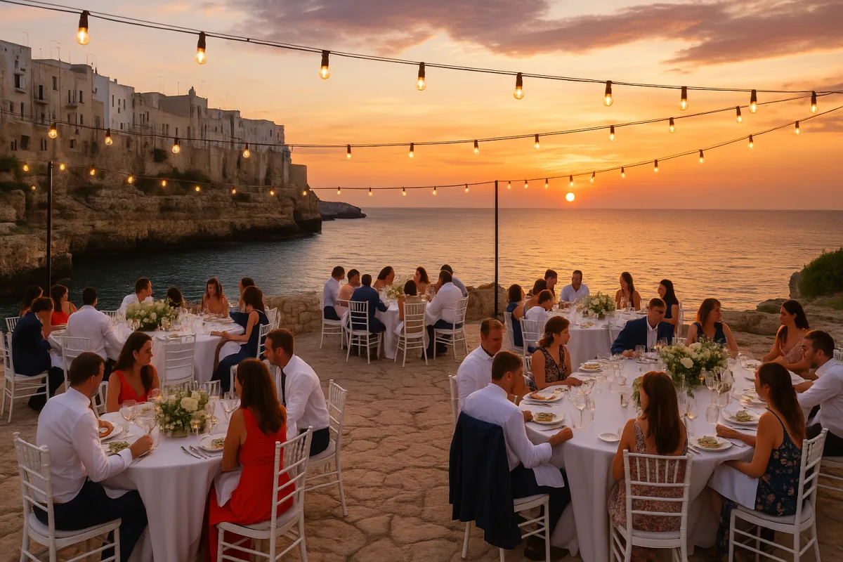 Cosa rende speciali gli eventi sul mare in Puglia? Location spettacolari che regalano foto indimenticabili