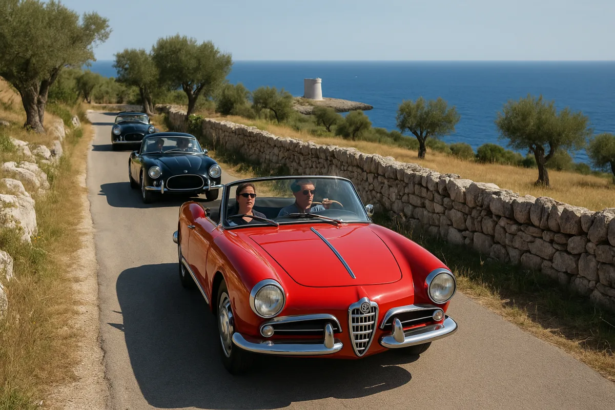 Raduni di auto storiche in Puglia: i percorsi più scenografici e le occasioni per vedere pezzi unici