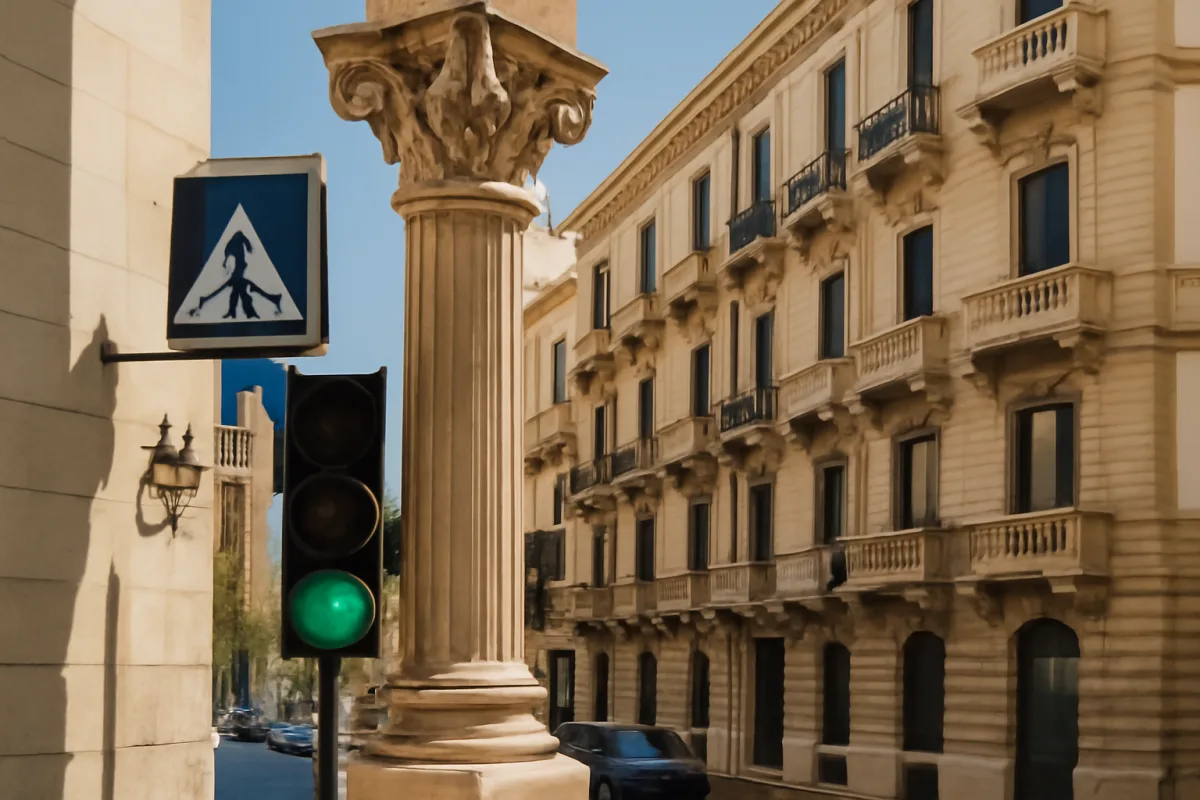 Quartiere Murattiano di Bari: il dettaglio urbanistico che stupisce a ogni passo