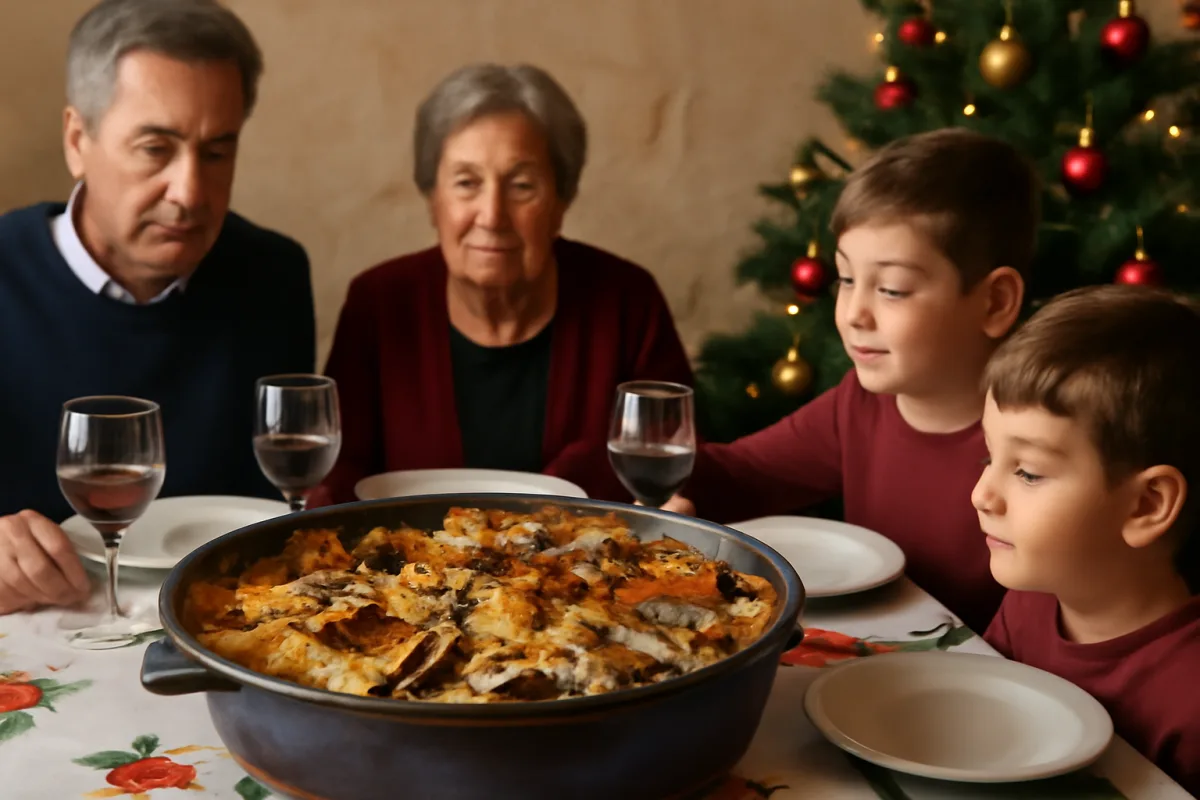 Pranzo di Natale pugliese: il piatto del forno che divide le famiglie da secoli