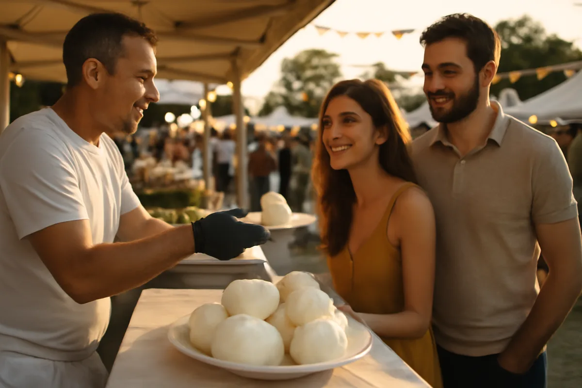 Dove assaggiare la burrata ai festival pugliesi: il banco che cambia la visita