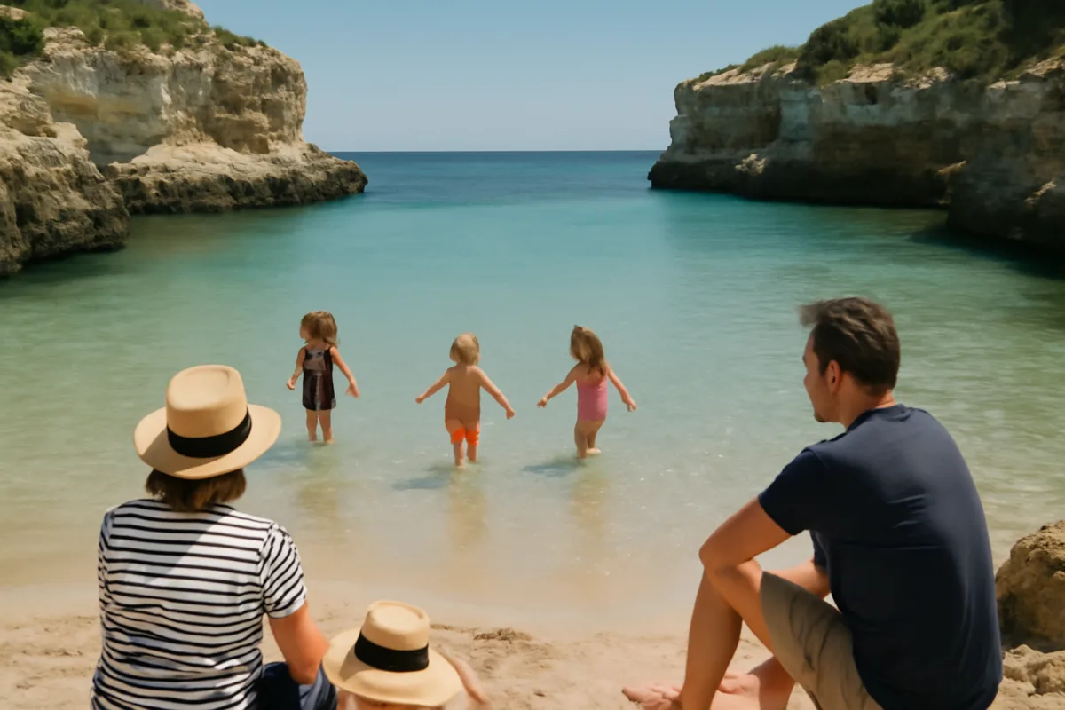 Mare calmo per bambini in Puglia: le baie riparate che pochi genitori conoscono