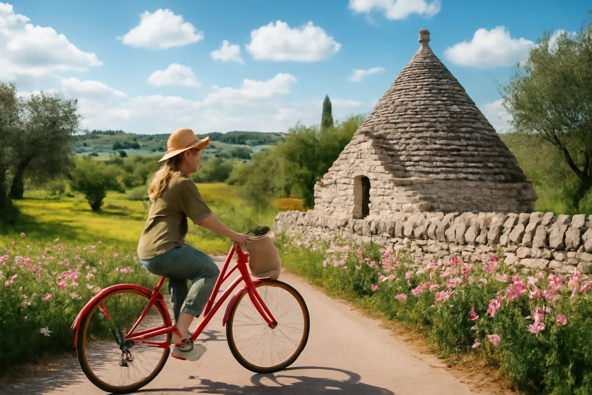 Primavera in bici nella Valle d'Itria: il periodo che rende ogni tappa più bella
