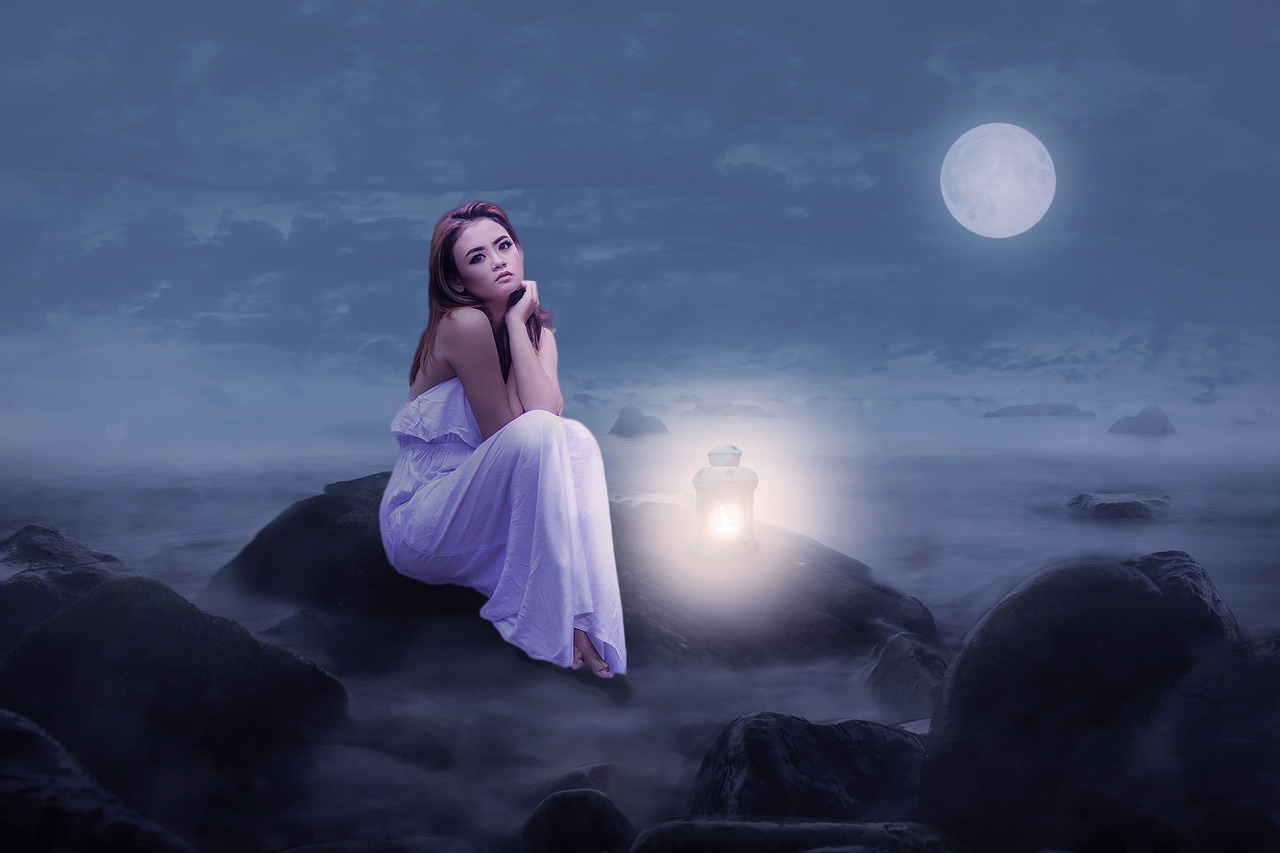 Immagine di una dolce buonanotte con stelle e luna, disponibile per il download gratuito.